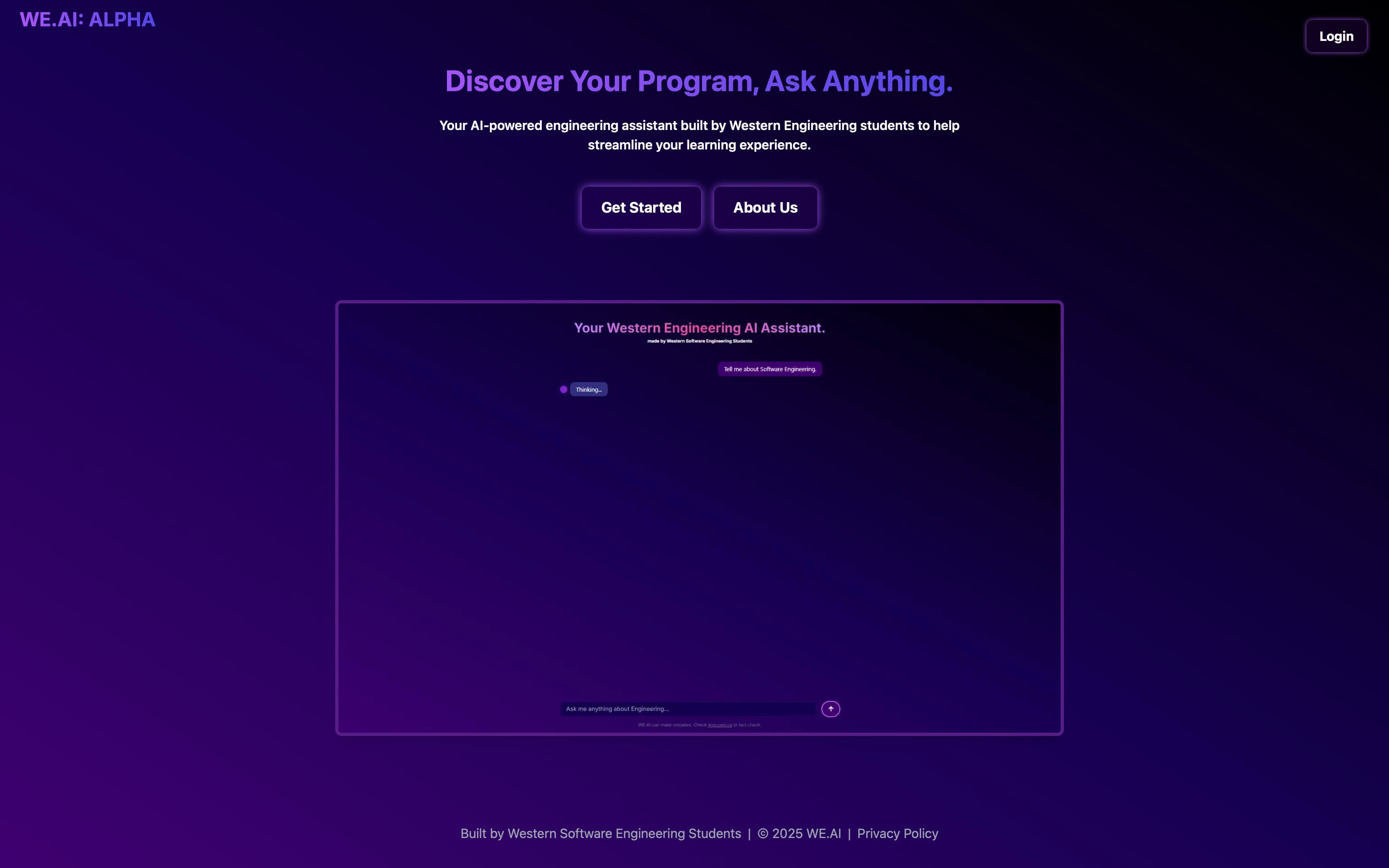 We.AI - Western Engineering AI Assistant